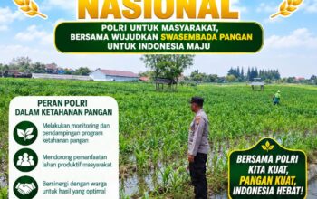Polri Dukung Astacita, Polsek Semanding Polresta Tuban Turun Cek Tanaman jagung milik Warga di Desa Tegalagung