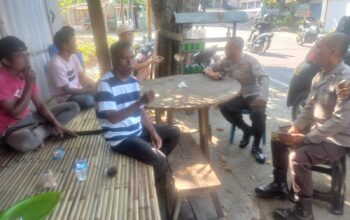 Sat Binmas Polres Dompu Ajak Warga Aktifkan Poskamling dan Cegah Karhutla
