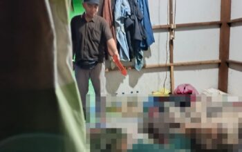 Respon Cepat, Polsek Alas Barat Bergerak Sigap Olah TKP Temuan Mayat Membusuk di Usar Mapin