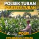 Polsek Tuban Pantau Perkembangan Tanaman Jagung, Dukung Ketahanan Pangan Nasional
