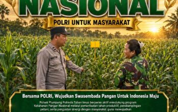 Polsek Plumpang Polresta Tuban Turun Langsung Cek Tanaman Jagung Warga